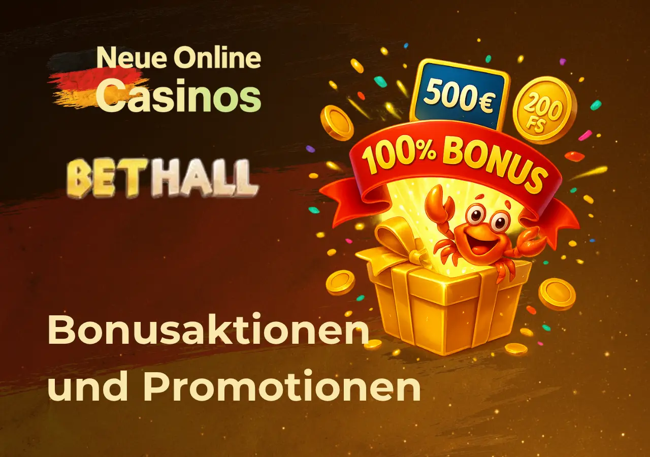 BetHall-Bonusaktionen für treue Spieler